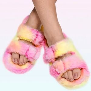 Children’s Place X Sugar & Jade Allover Tie Dye Double Buckle Slippers